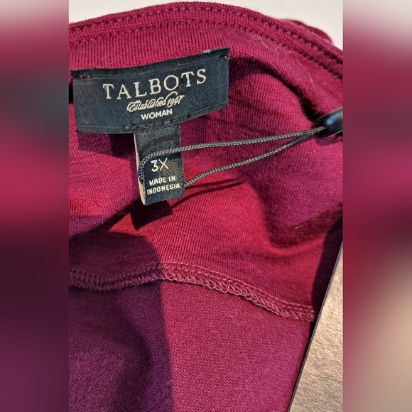 Talbots Woman Long Sleeve Wool/Nylon/Spandex Dress 3X NWT - Picture 7 of 8